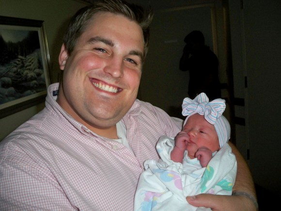 See her little finger? See me wrapped around it?